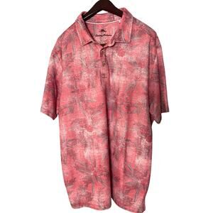 Tommy Bahama Pink Floral Polo Shirt